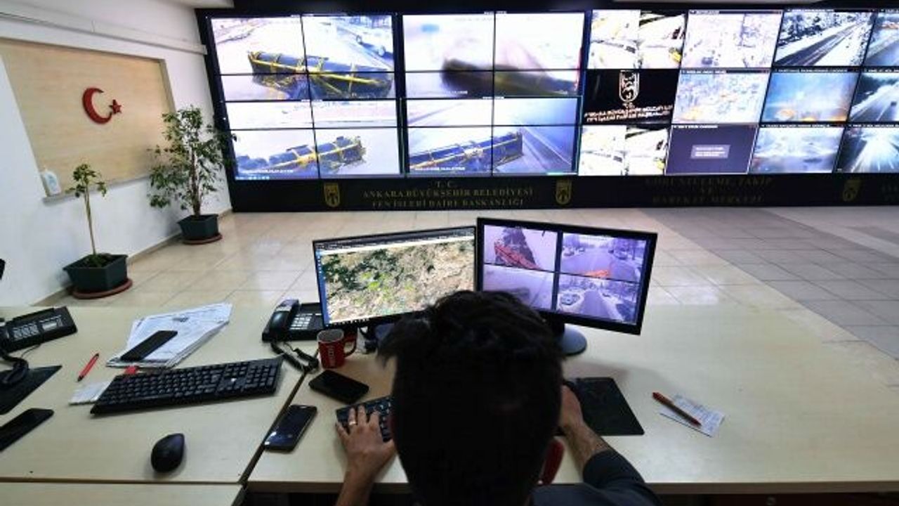 Ankara'da Karla Mücadele Çalışmaları